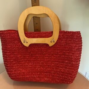 CHARTER CLUB classics straw bag